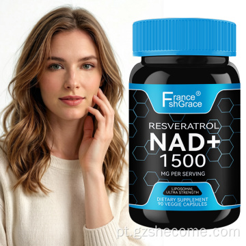 Suplemento lipossomal Shecome NAD+ Suplemento de resveratrol NAD